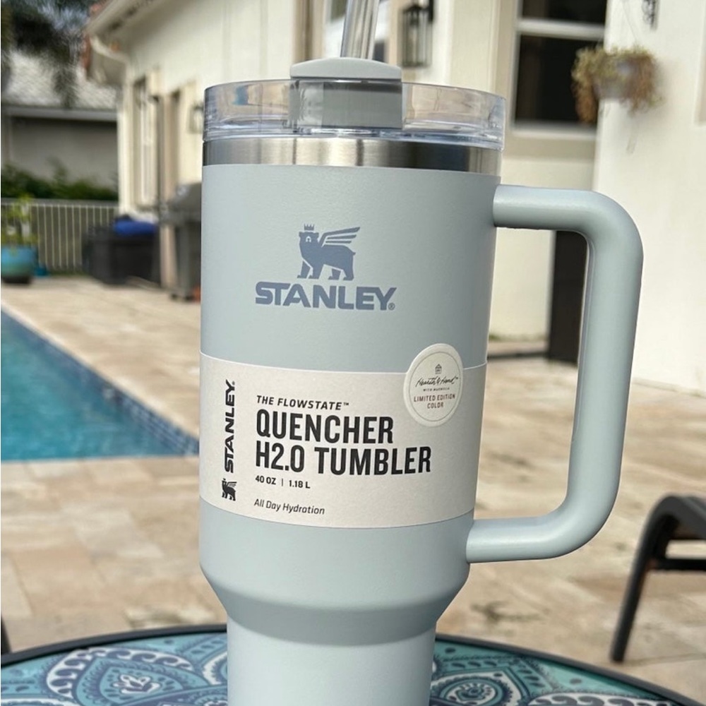 Stanley 40 oz Stainless Steel H2.0 Tumbler Silver Foil - Hearth & Hand NWT